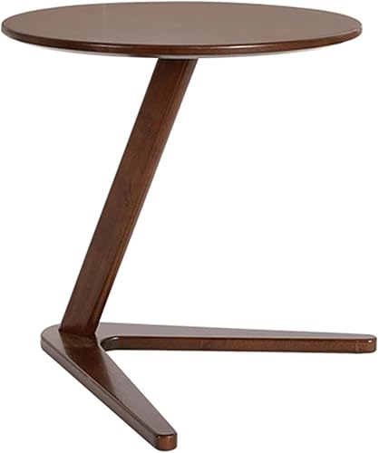 Mesas auxiliares de madera para sofá, sala de estar, mesa auxiliar pequeña para sofá y cama, mesa de cena portátil de TV para niños, ancianosadultos