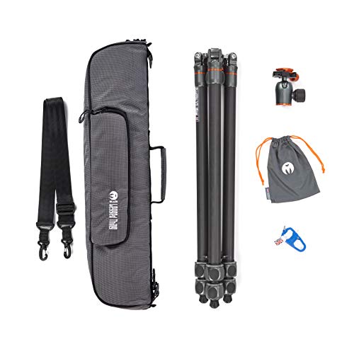 3 Legged Thing Pro Range 2.0 Winston 2.0 Reisestativsystem aus Carbon – Verstellbares Kamerastativ mit 3 faltbaren abnehmbaren Beinen für Umbau zu Monopod mit Kugelkopf AirHed Pro – Bild 7