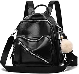 Vegan Leather Mini Backpack Cute Convertible Small Shoulder Bag for Girls Women