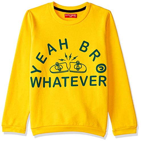 Image of Cloth Theory Boy's Cotton Crew Neck Sweatshirt