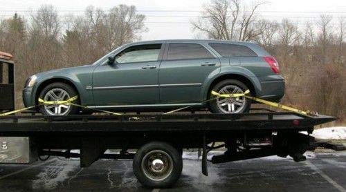 BA Products 38-8218C-x1a, 8 pt Rollback Tie Down Kit Flatbed Tow Truck Gradual Release Ratchets Straps w/Chain 18' Straps Recovery Tow Truck, rollback, car Hauler, Carrier