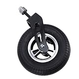 Eminchu Ruota Piroettante, Ruota per Sedia da Ufficio in Gomma Gonfiabile con in Lega di Alluminio da 8 Pollici, Rotella per Sedia con Design Antiscivolo, Ideale per Carrello a Mano, Carrello