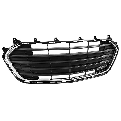 ALMULOO Front Bumper Grille Grill Compatible with 2017-2021 Chevy Chevrolet Trax Black+Silvery Plastic (ABS) Replacement for GM1036196 42537706 42519611 by ALMULOO - Used condition - US$36.29
