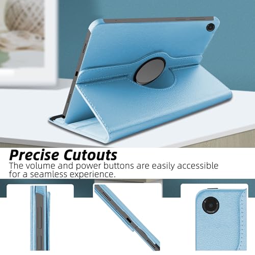 Image of TGK 360 Rotatable Flip Cover for Samsung Galaxy Tab A11+ Plus 11 Inch 2025 Case /Galaxy Tab A9 Plus 2023 (Sky Blue)