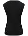 Camii Mia-Sweater-Vest-Women-Knit Vest Classic V Neck Sleeveless Pullover Fall Sweater Vests Regular Fit Lightweight (Medium, Black)