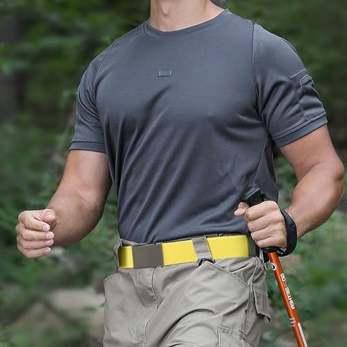 Image of Mile High Life Canvas Web Belt | Cut to Fit Up to 52 inch | Flip-Top Matte Silver Nickel Buckle 12 Colors