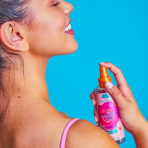 image for Tree Hut Moroccan Rose Fragrance Mist, Refreshing Body Spray with Ligh