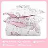 Viviland Kids Full Bedding Sets for Girls, Soft Full Comforter Set with Sheets, 7 Pieces Microfiber Bed in a Bag, White Unicorn #1