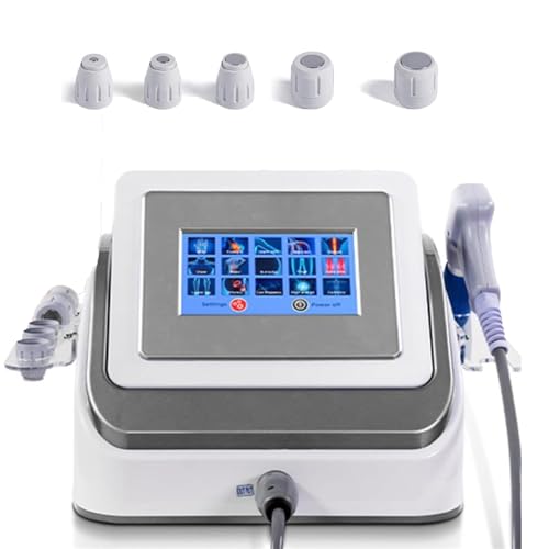 MáQuina De Ondas De Choque ExtracorpóReas Eswt Para MúSculos, MáQuina De Terapia De Ondas De Choque Para Articulaciones, MúSculos Y Tejido óSeo, MáQuina De Terapia NeumáTica De 8 Barras,Grey