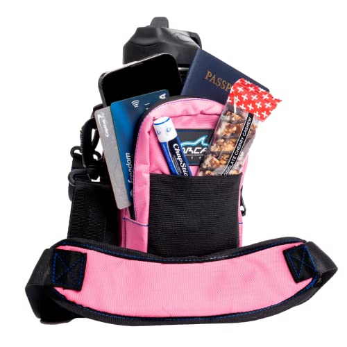 Arca Gear 32 oz Hydro Carrier - Insulated Water Bottle Sling w/Carry Handle, Shoulder Strap, Wallet and Two Pouches - The Perfect Flask Accessory - Sunset Pink by Arca - Image 5