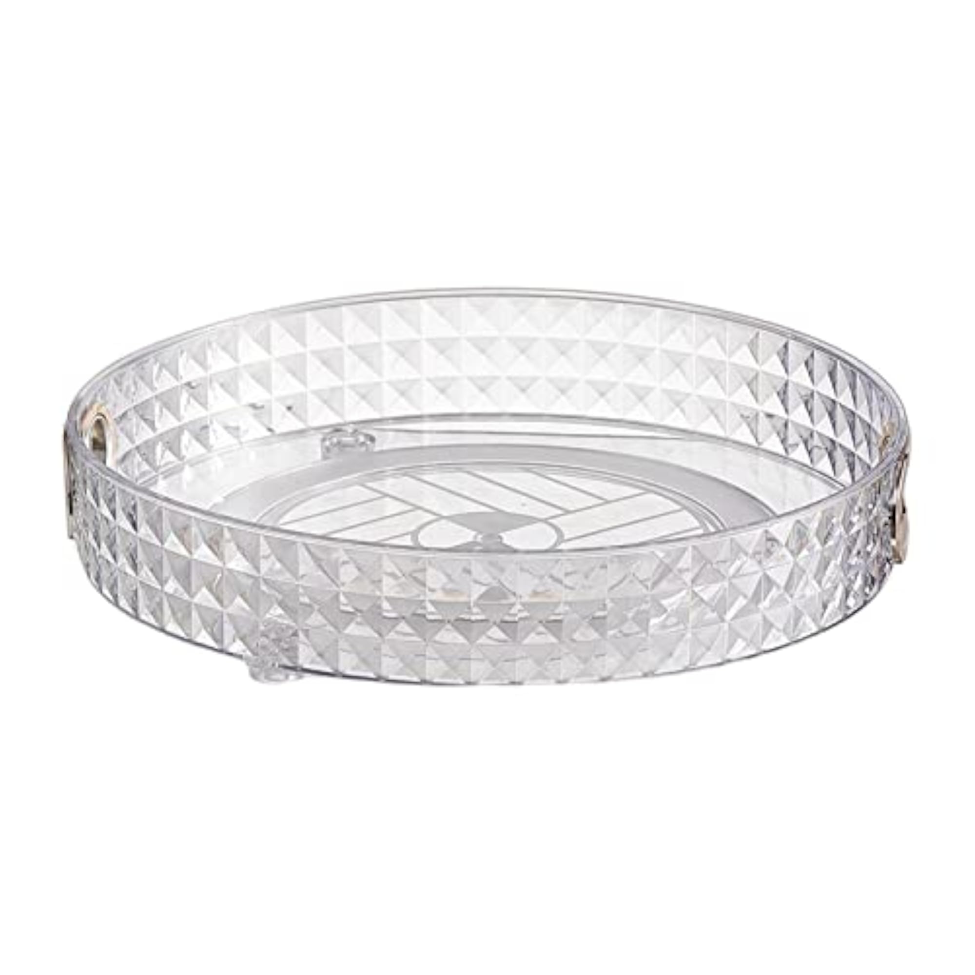 Clear Decorative Serving Tray Rack for Perfume and Spice
