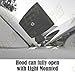 GS Power Engine Hood Hinge Ditch Brackets for mounting Auxiliary Off-Road LED Pod Work Light. Fit Between Hood & Cowl Panel at Windshield Base. Compatible with 2016-2020 3rd Gen Toyota Tacoma