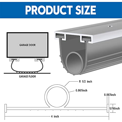 image for Papillon Heavy-Duty U Shape +O Ring Combination Universal Garage Door 