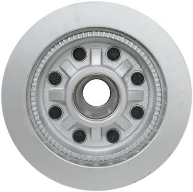 Vista 4 de Kodiak - Buje de freno de disco integral y rotor de 13 pulgadas para ejes de 7,000 lb-8,000 libras de 8-6,50 pulgadas, círculo de pernos, pernos