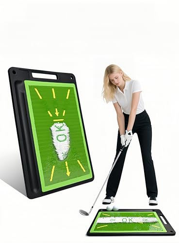 ゴルフマット トレーシングマット トレーニングマット ダフりチェック ターフ跡 跡がつく 確認 練習用 素振り スイング アイアン アプローチ ショットマット ゴムマット