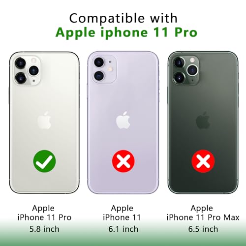 Coque iPhone 11 Pro antichoc avec béquille et sangle de protection en TPU brillant
