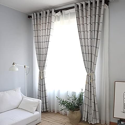 ZQJKL Blackout Curtains for Bedroom Eyelet Window Curtains Thermal Insulated Window Treatments for Room Darkening 2 Panels,B-2.5X2.7MX2 Cover