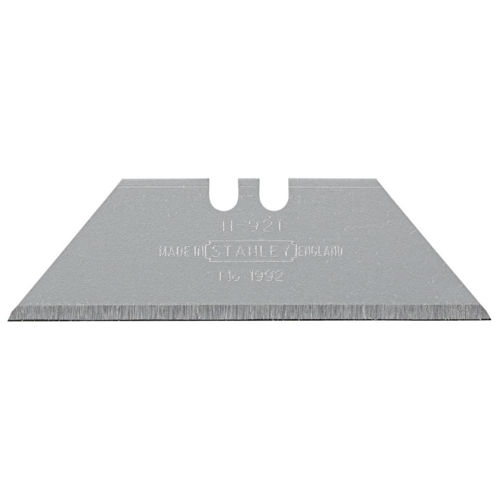 Replacement heavy duty blades for the Stanley retractable blade knife SB99E. Card of 5.