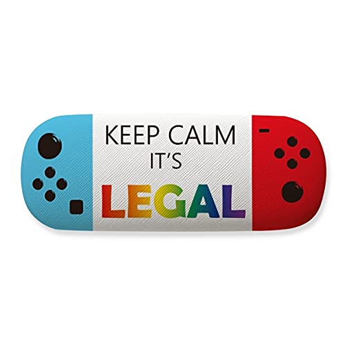 Étui à lunettes LGBT arc-en-ciel Keep Calm pour vos voyages et sorties