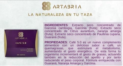 Café ARTABRIA 5.0 sobres listos para tomar café de calidad sin cafetera 4