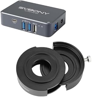 SVBONY SV226 Telescope Filter Drawer, Photographic Filters Drawer with M42-M48 Adapter Bundle with SV241 Astronomy Telescope Power Adapter