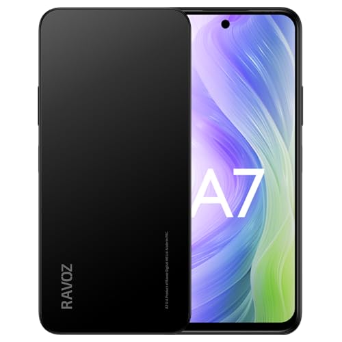 Ravoz A7 No Camera No GPS 12GB RAM (4GB + 8GB Expandable) 128GB ROM NFC 5000mAh Battery 6.67 HD+ Display Android 16 4G LTE