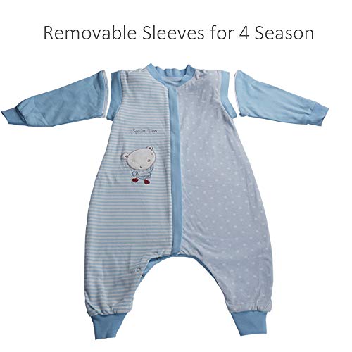 Bloomstar Baby Wearable Blanket With Leg Cotton Baby Sleep Sack Walker Todder Sleeping Bag Kids Cotton Sleepwear Sleeping Sack Baby Tog 1.8 #TOP3