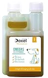DOXEL 4ALL es el suplemento nutricional natural para tu perro. Desarrollado a base a productos 100% naturales y aceites vegetales no genéticamente modificados (no OGM). No contiene subproductos animales, ni cereales; sin colorantes ni conservantes. Formulado por veterinarios y nutricionistas y fabricado en su totalidad en España. Hecho a base de aceite de camelina prensado en frío obtenido a partir de nuestras propias plantaciones y variedades de la misma. Es el suplemento natural ideal para: