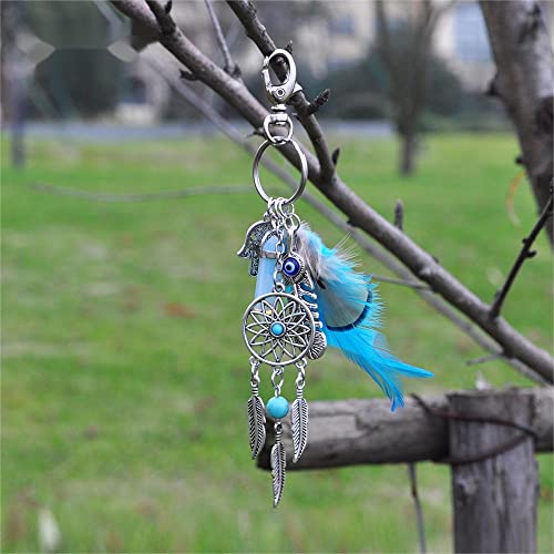 Sichumaria Dream Catcher Keychain, Blue - Image 7