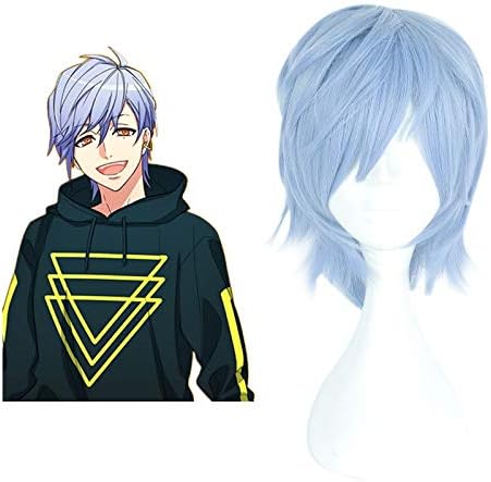 New Game A3! Cosplay Wigs Misumi Ikaruga Cosplay Heat Resistant Synthetic Wigs Halloween Carnival Party Unisex Cosplay Wigs