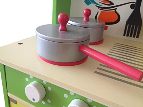Berry Toys My Cute Green Wooden Play Kitchen