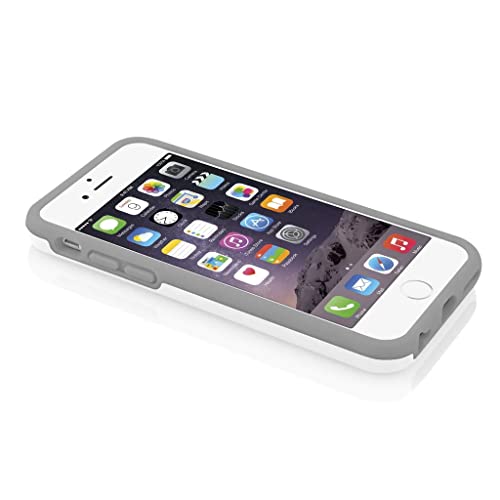 Coque rigide iPhone 6 Plus Incipio blanche et grise béquille arrière - 7