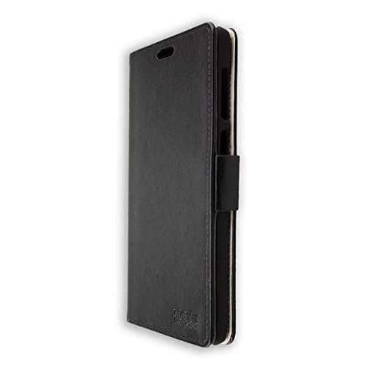 Casco para Vernee Apollo Lite, Bookstyle-Case Funda Protectora a Prueba de Golpes para Smartphone (Carcasa de Color Negro)