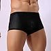 Men'S Flat Slim Fit Breathable Underwear Pants For Fashionable Sports And Casual Wear Black Large