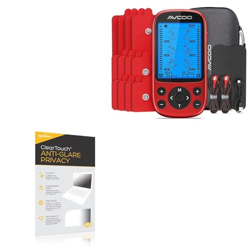 BoxWave Screen Protector Compatible With AVCOO TA2224C - ClearTouch Anti-Glare Privacy (2-Pack), Privacy Screen Protector Flexible Film Anti-Glare