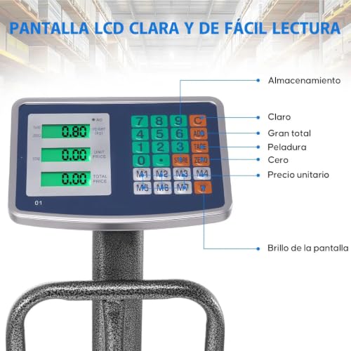 Báscula digital 200 kg 3 Imagen adicional