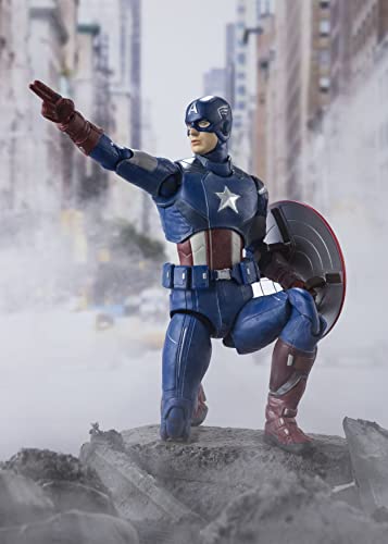TAMASHII NATIONS Tamashi Nations - Avengers - Captain America - Avengers AssembleEdition, Bandai Spirits S.H.Figuarts