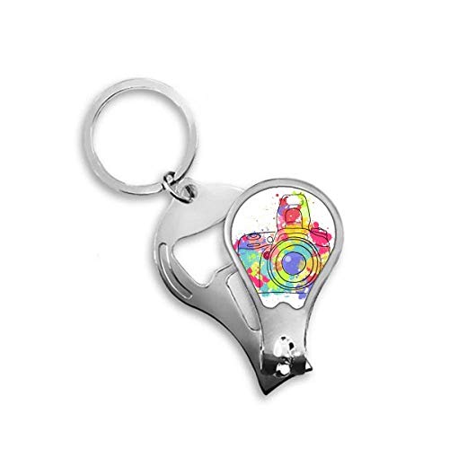 Coupe-ongles de pieds accessoire pédicure motif caméra graffiti