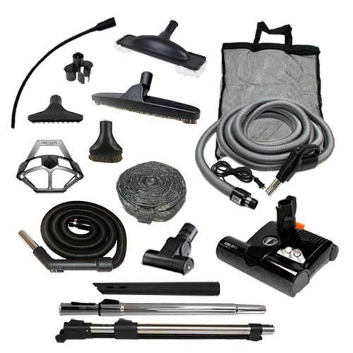 Diamond Central Vacuum Accessory Kit with Sebo ET-2 Powerhead (Direct Connect, 30')