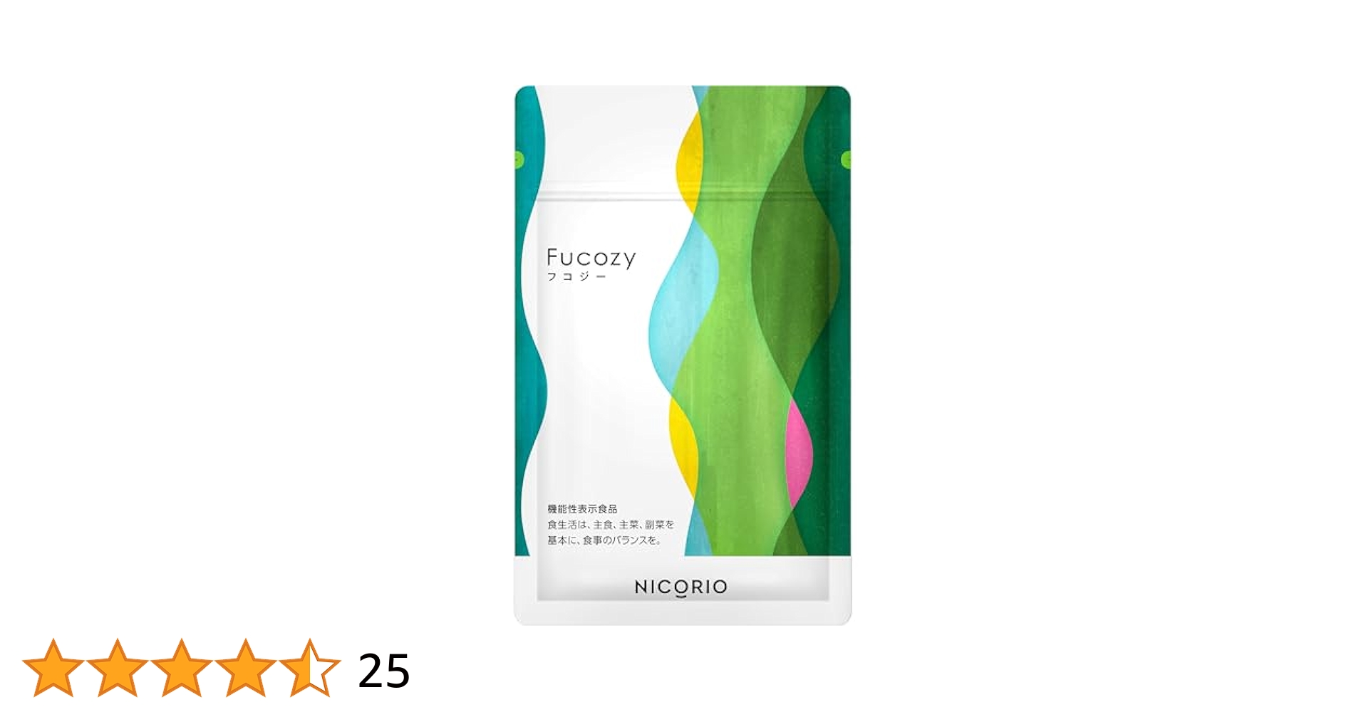 Amazon | 機能性表示食品 NICORIO ニコリオ Fucozy フコジー