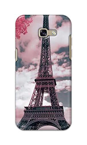 Image of Lovers Famous Place Eiffel Tower in Paris Hard Back Case Cover for Samsung Galaxy A5 (2017), A520F, A520F / DS, A520K / L /S Back Cover -(J5) VNS2227