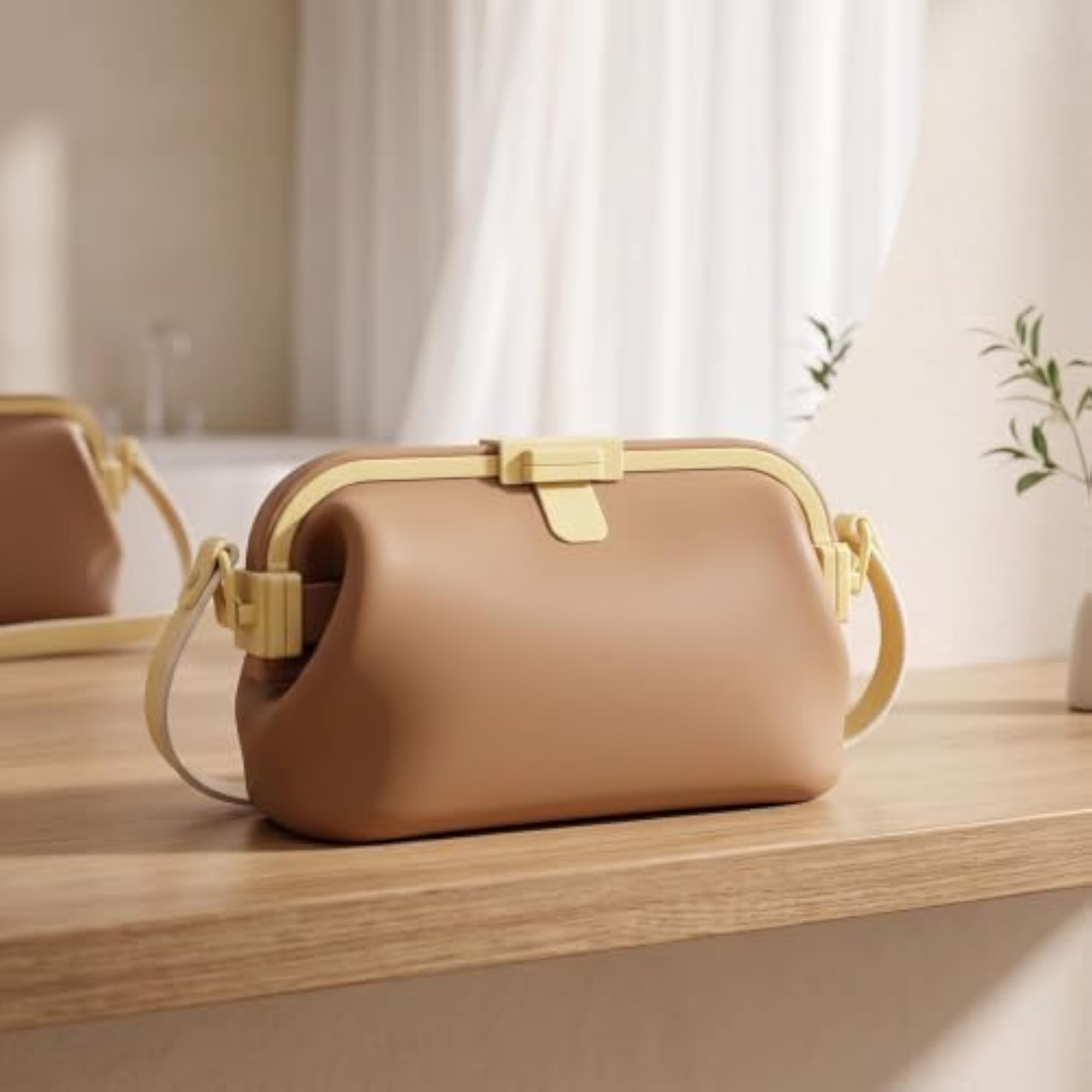 Foldable Silicone Toiletry Bag with Strap