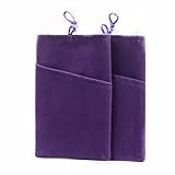 SOSAM 2Xpack Microfiber Sleeve Pouch Cover CasePouch For iphone 5 5S /iphone 6 6plus , Samsung HTC ONE / Blackberry Z10 Mini Wallet Purse Hand Bag Cloth Coin Cell Phone Bag Mobile Pouch (Purple)