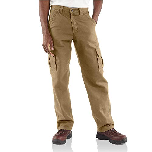 Full Blue Big & Tall Men's Cargo Pants 100% Cotton 42 X 32 Khaki