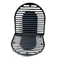 Direct Store DC126 Cast Iron Grill Cooking Grates for Coleman Roadtrip Swaptop Grills LX LXE LXX, Non-Stick Grill Grids Grates, 2 Pack (Grill Grates)