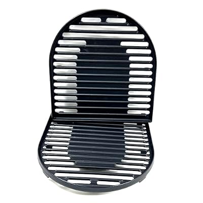 Direct Store DC126 Cast Iron Grill Cooking Grates for Coleman Roadtrip Swaptop Grills LX LXE LXX, Non-Stick Grill Grids Grates, 2 Pack (Grill Grates)