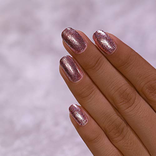 Image of ILNP Olivia - Chocolate-Rose Holographic Ultra Metallic Nail Polish