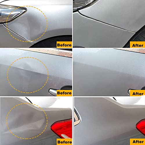 Qiujin 97Pcs Dent Puller Kit - Paintless Dent Repair Kit With Slide Hammer T Bar, Suction Cup, Golden Lifter, Double Pole Bridge Puller & Glue Gun, Car Body Dent Removal For Minor Deep Dent Remover #TOP1