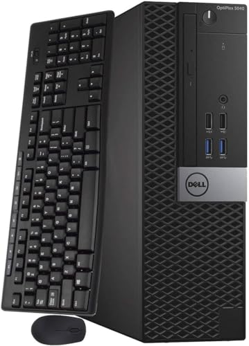 Dell OptiPlex 5040 SFF Computadora de Escritorio, Procesador Intel Core i5-6500T, 8 GB RAM, 256 GB SSD, Teclado y ratón, Windows 11 Pro (Renovado)