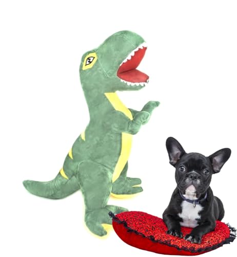 Pelucia para Pet Dino Dinossauro Brinquedo de Cachorro E Filhotes (Verde)